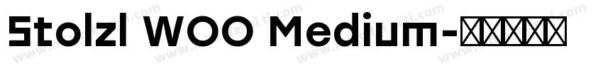 Stolzl W00 Medium字体转换